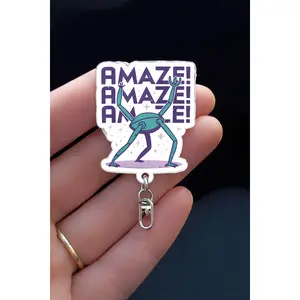 Amaze Amaze Amaze Key Chain, Rocky Inspired Sci Fi, Project Hail Mary Fan Gift