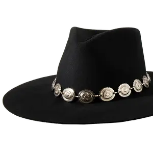 M&F Western Silver Concho Hatband D740001436