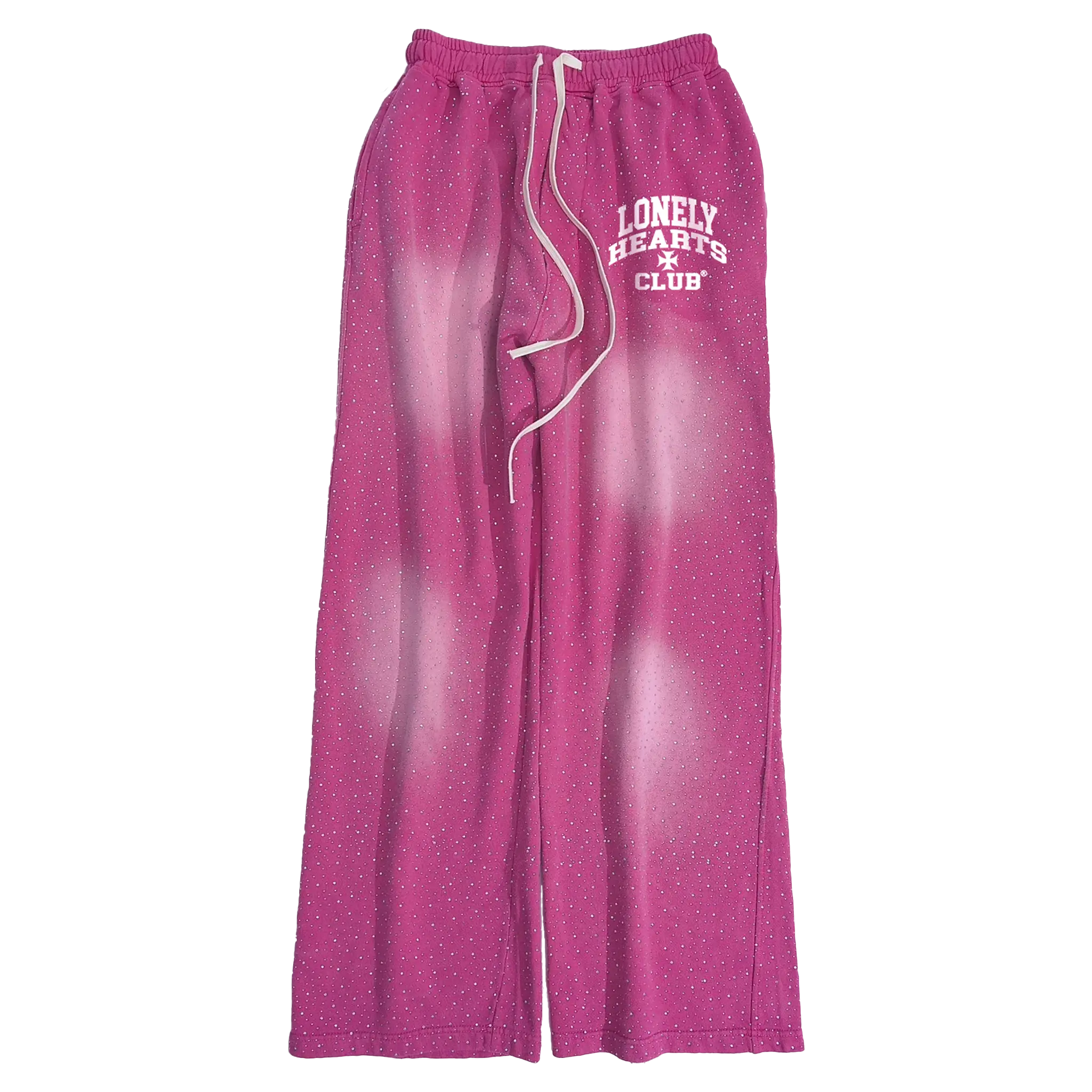 Lonely Hearts Club Pink Diamond Oversized Sweatpants
