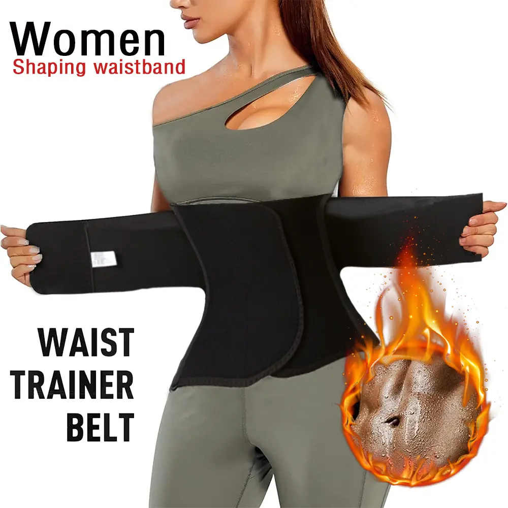 Women's Fitness Waist Trainer, Waist Cincher Trimmer Belt, Tummy Control Body Shaper Wrap