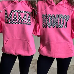 Checkered Hoodie Sweatshirt