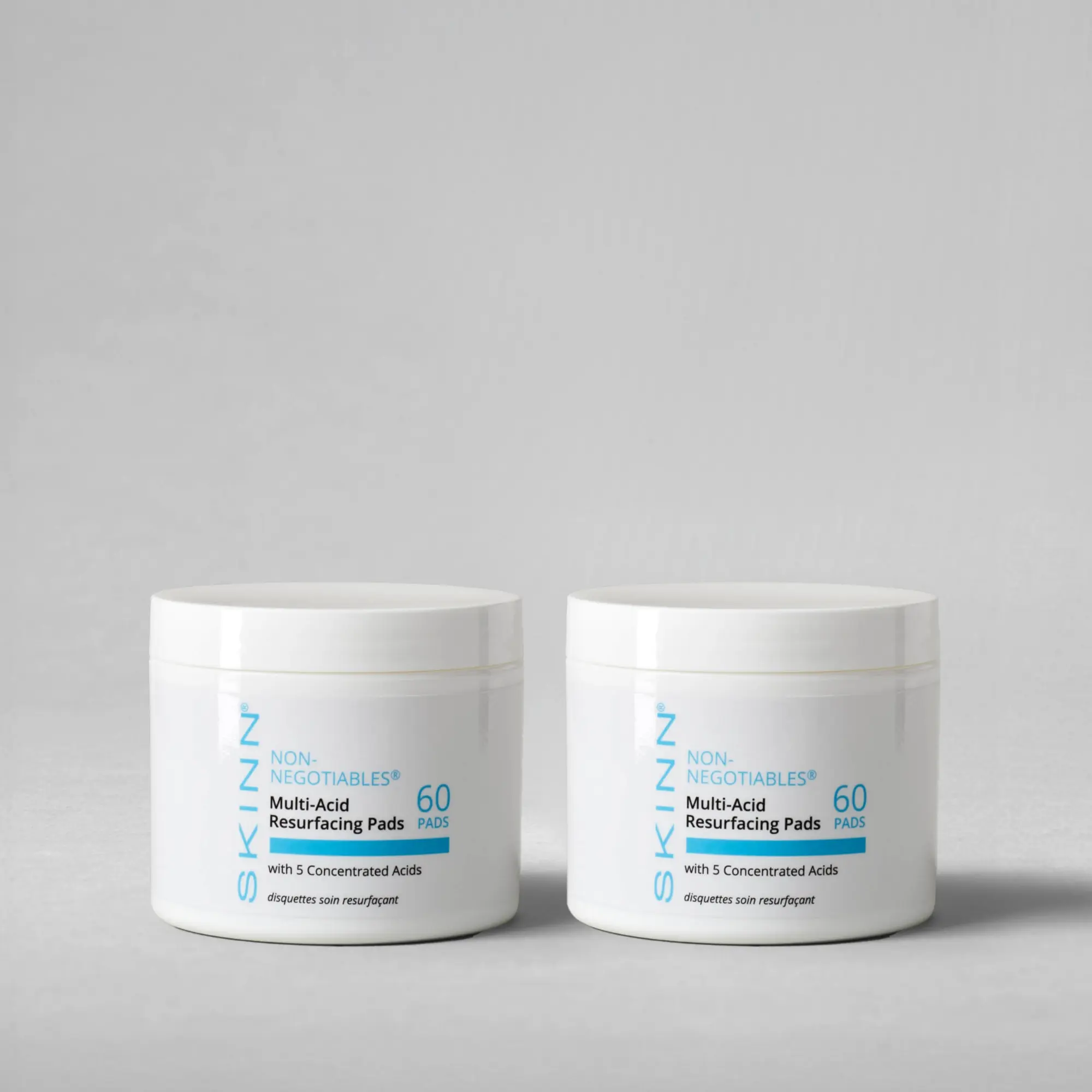 Skinn Cosmetics Multi-Acid Resurfacing Pads Duo Formulated with Oat Kernel Extract Smooth for Healthier, Brighter, Firmer Skin Skinn Cosmetics Multi-Acid Resurfacing Pads Duo Formulated with Oat Kernel Extract Smooth for Healthier, Brighter, Firmer Skin