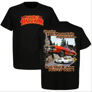 The Dukes of Hazzard Someday The Mountain Might Get ’Em Shirt, General Lee 01 Jump Car Retro Southern Tee