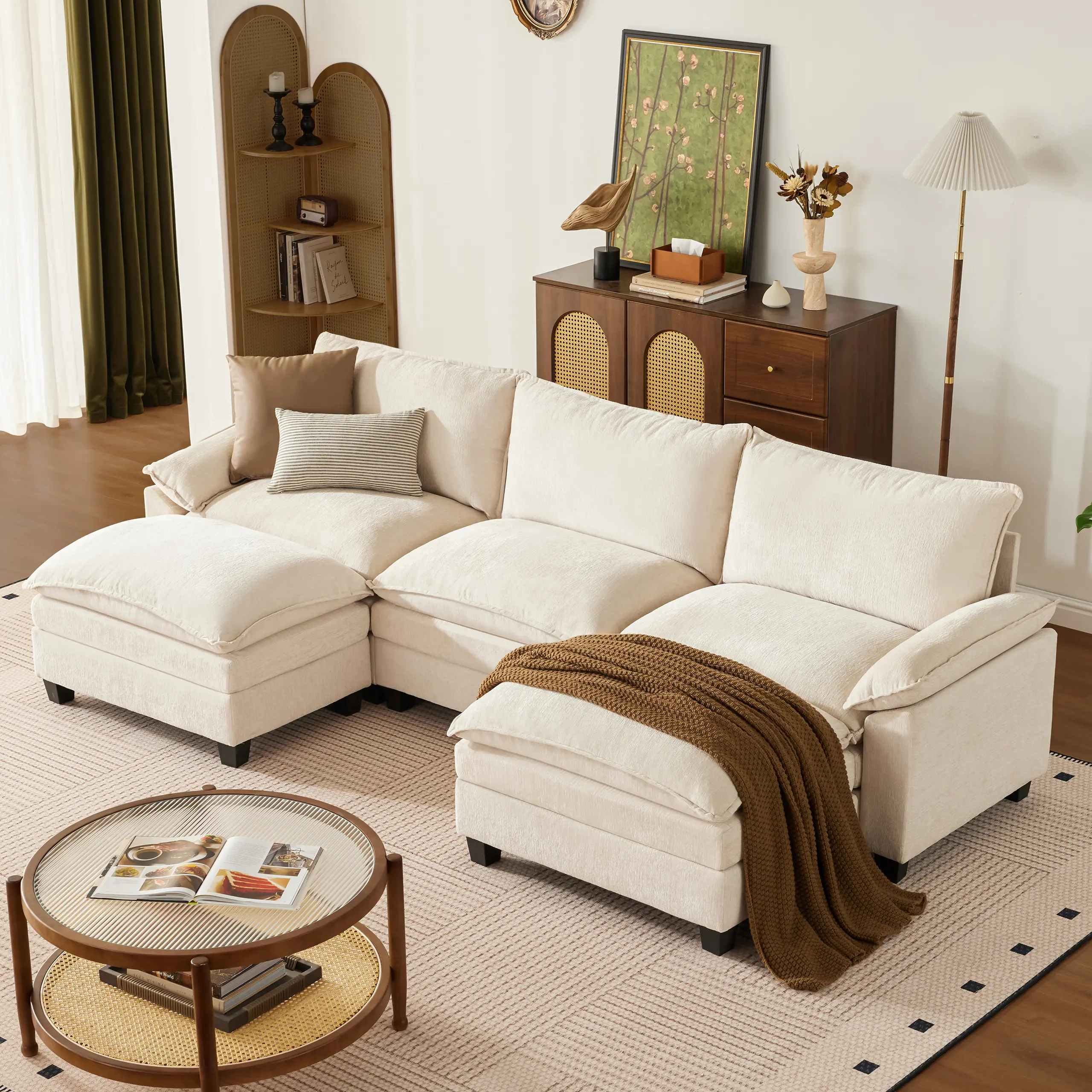 Beige-5 Seats