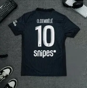 Dembélé No.10 Soccer Fan Jersey Set – 2025/26 Home & Away Inspired Football Kit, Breathable Quick Dry Sportswear for Men and Women, Gift for Him, Gift Idea