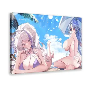 AI Japanese Anime,AI Sexy Beauties,Bikini Beauties,Stocking Beauties,Cute Girl,Jk Uniform,pantsu,skirt Lift,thong,see Through, Undressing 012 bedroom canvas posters