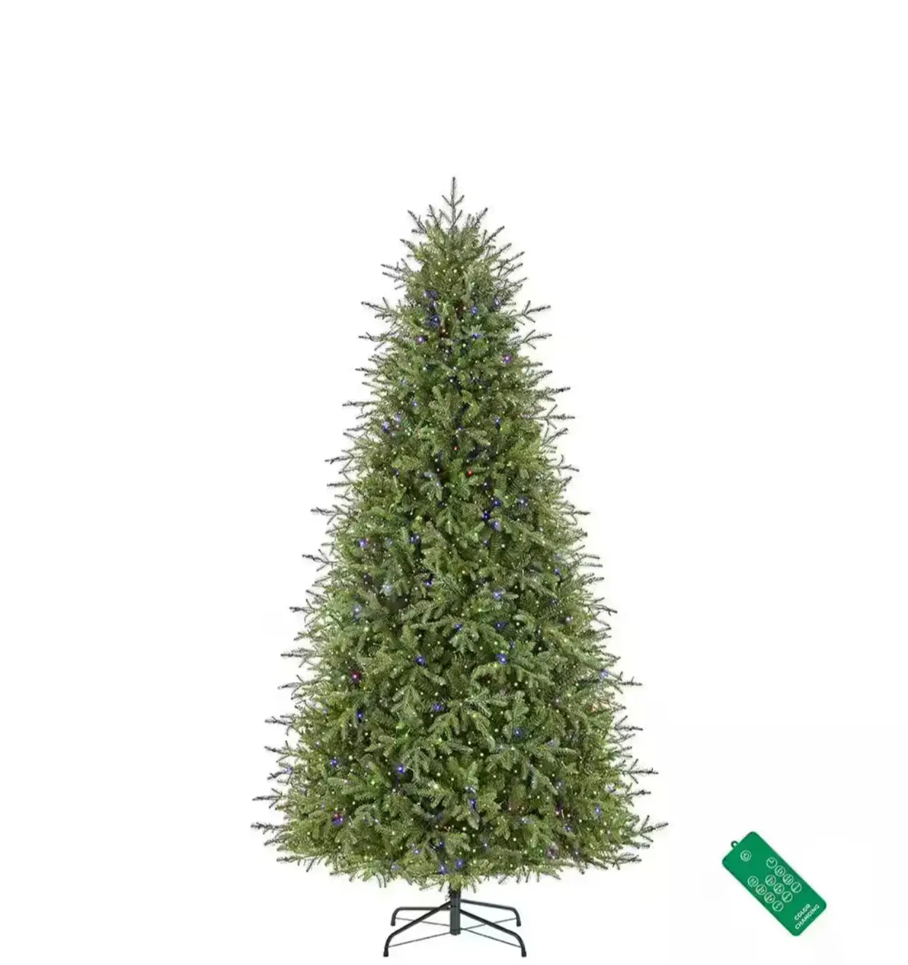 Home Decorators Collection 9 ft. Pre-Lit LED Grand Duchess Twinkling Balsam Fir Artificial Christmas Tree Open Box