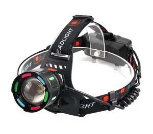 Rechargeable Headlamp, 990000LM Super Bright Head Lamp, Adjustable LED Spotlight, 90° Angle Head Lights for Forehead, 4 Modes Headlights Headlamps for Adults, Hard Hat,