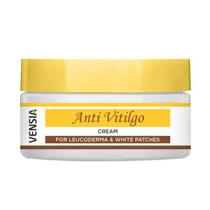 VENSIA Anti-Vitiligo Skin Care Cream 80g | Ayurvedic Herbal Support for White Patch Appearance & Skin Discoloration | Gentle & Safe for All Skin Types | Natural Ayurvedic Formula
