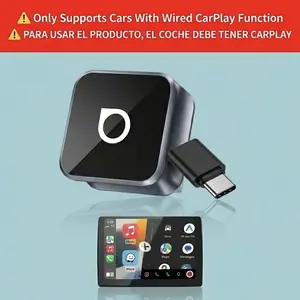 OTTOCAST 2026 Cube Upgrade Fast Wireless CarPlay Adapter, 2in1 Wireless CarPlay & Android Auto Adapter, Wireless CarPlay and YouTube Adapter, Dual-Band 2.4G+5G for Cars After 2016 tiktokshopspringglowup
