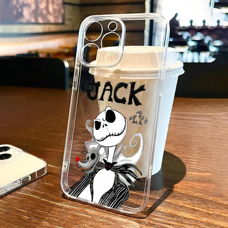 Transparent Jack Skellington Tpu Phone Case, Anti-Drop Cartoon Cover for Apple & Samsung, Perfect Gift for Couples, Girls, Boys - TikTok Shop Transparent Jack Skellington Tpu Phone Case, Anti-Drop Cartoon Cover for Apple & Samsung, Perfect Gift for Couples, Girls, Boys - TikTok Shop