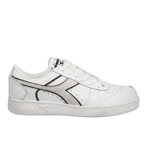 diadora Mens Magic Basket Low Icona Lace Up Sneakers Shoes Casual - White
