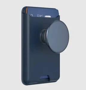 popsockets  French Navy Softgoods MagSafe PopWallet+