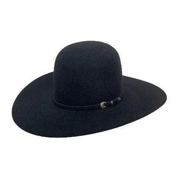 Rodeo King 7X | Open Crown | 4 1/2" Brim | Black