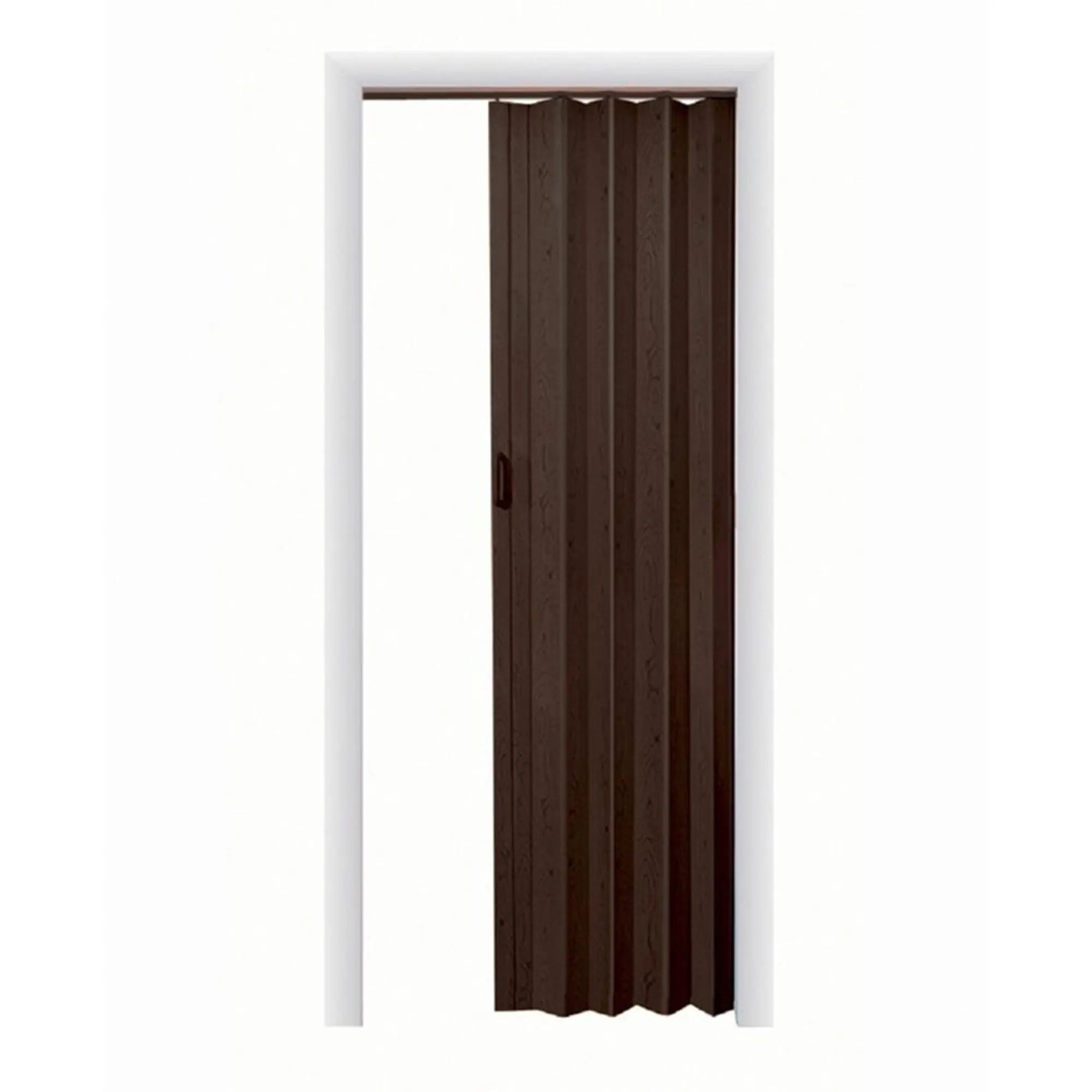 LTL Home Products 36 x 80 Inch Plaza Espresso Vinyl Accordion Door with Hardware LTL Home Products 36 x 80 Inch Plaza Espresso Vinyl Accordion Door with Hardware