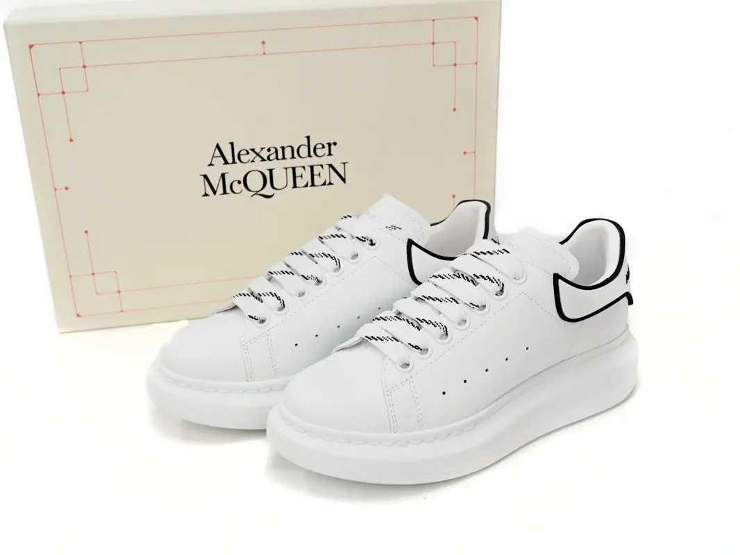 Breathable Smooth White Leather Platform Shoes Full White Chunky Sole With Black Heel Trim Plush Footbed Standing Comfort Daily Matching Footwear