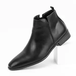 British Style Korean Version Men's Boots, Fashionable And Versatile Pointed Men's Chelsea Boots