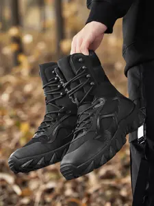 Men's Tactical Hiking Boots - Waterproof Breathable Military Style | Outdoor & Daily Wear