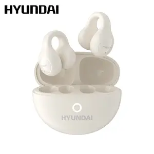 HYUNDAI LP25 Clip On Ear Wireless Headphones, Audio Wireless Earbuds Built-in Microphone for Music & Phone Call,Bluetooth Flash 5.4 Rejects Delays, Waterproof & Dustproof Comfortable for Sports & Workouts