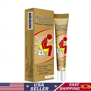 Herbal Hemorrhoids Cream | Fast Relief for Piles Pain Itching Swelling, Natural Treatment Ointment US