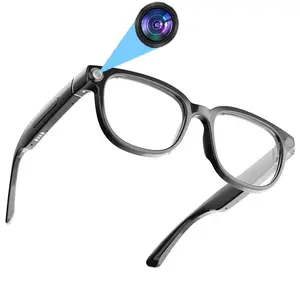 AI Smart Glasses with Camera 13MP 85° Wide Angle Electronic Image Stabilization for Photo Taking ,2K Video Recording ,Music Control Answer the Phone Suitable for Outdoor and Indoor