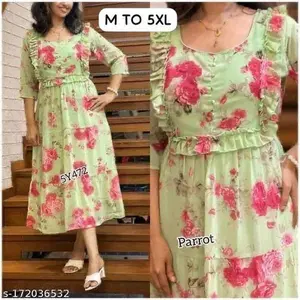 Maxi Dress with Unique Pattern - Product Title