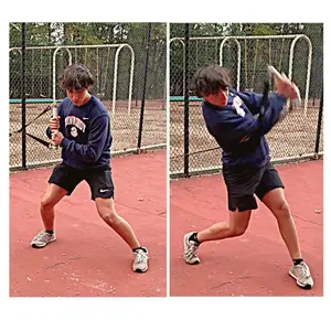 Core-Saber 12 inch barbell designed for a 2-handed swinging grip.