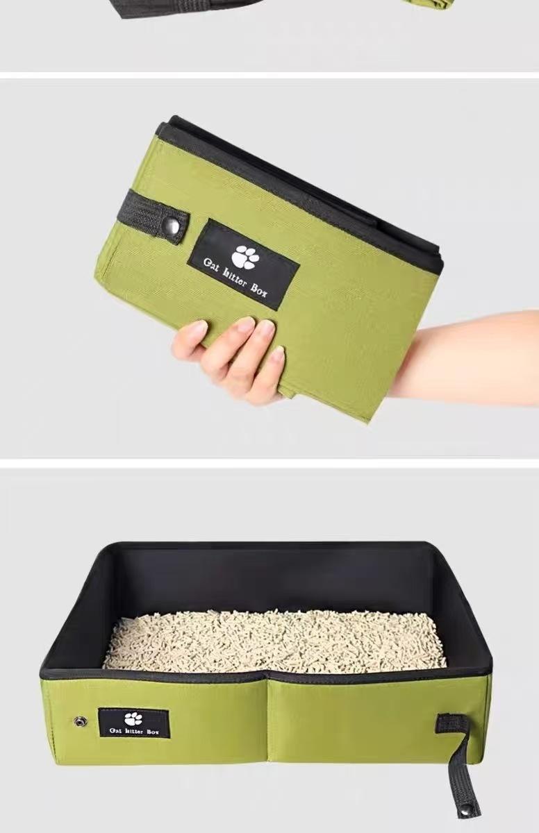 Foldable Waterproof Cat Litter Box – Portable Travel & Car Pet Toilet, Mobile Cat Tray, Outdoor Pet Potty Foldable Waterproof Cat Litter Box – Portable Travel & Car Pet Toilet, Mobile Cat Tray, Outdoor Pet Potty