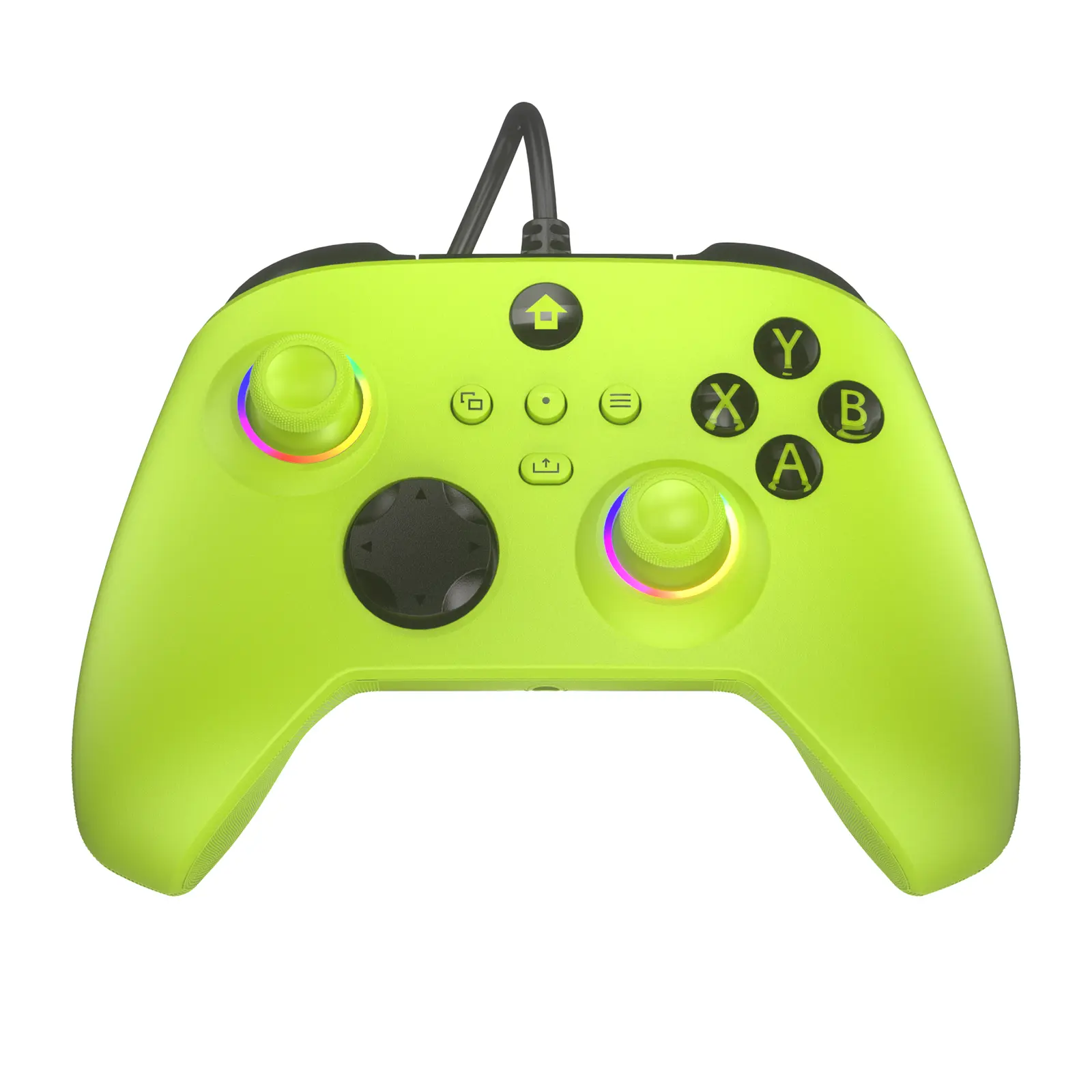 YUYIU Wired Controller for Xbox One, Xbox Series X|S, PC, Steam, iOS – Linear Triggers, Macro & Turbo, Dual Shock Programmable, USB-C Plug & Play, Audio Support, RGB Backlight, Back to School, SOHOCHIC