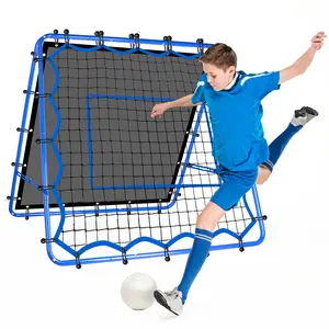 Winthai 4x4FT Dual-Sided Soccer Rebounder Net, Fast & Slow rebound speed Training for Control, Passing Practice, Easy Setup Baseball/Lacrosse/Volleyball Rbounder Gifts Aids & Equipment for Kids,Teens & Adults