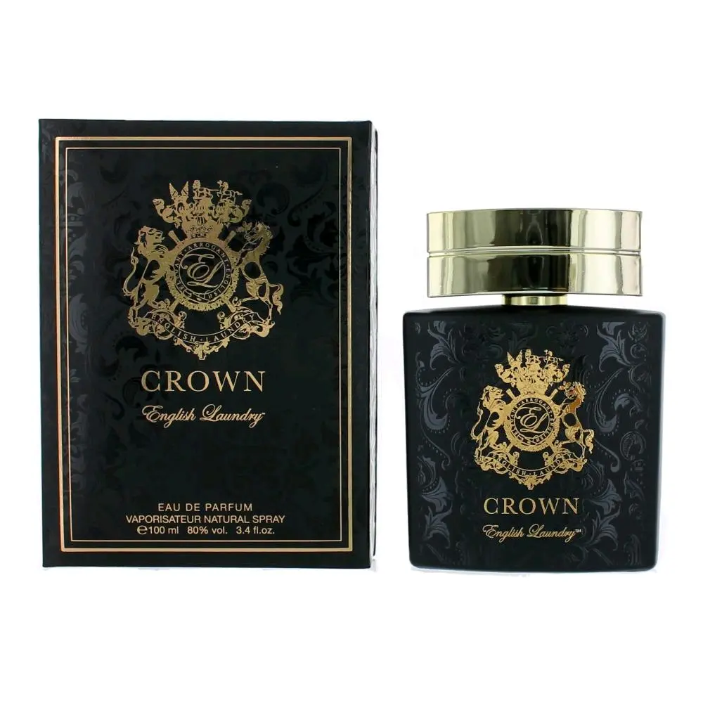 Crown by English Laundry, 3.4 oz EDP Spray for Men, Amber Cedarwood Men's Fragrance, Cedarwood, Lavender Floral Men's Fragrance, Floral