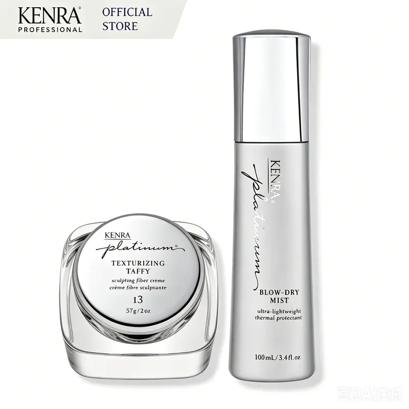 Kenra Platinum Blow-Dry Mist & Kenra Platinum Texturizing Taffy 13