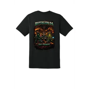 GFR Battalion 94 Trinity 50/50 DryBlend Short Sleeve Crew Neck Black