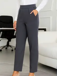 Fashion women's clothing, new arrivals, four seasons, minimalist basic casual workwear, commuting, Fitted long pants