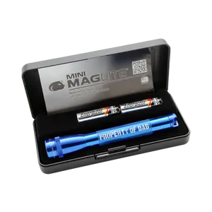 Mini Maglite Xenon 2AA - Property of Dad - Blue