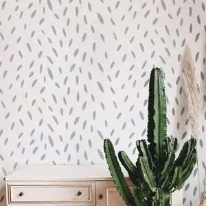LUSSIER- Modern Wall Stencils- Large Decor Wall Stencil- Reusable Large Wall Stencils