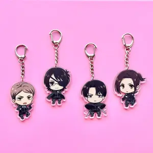 AOT Chibi Acrylic Keychain | Double - sided Keychain