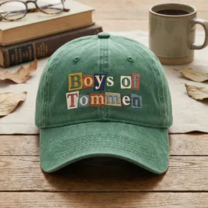 Boys of Tommen Dad Cap, Vintage Bookish Embroidered Hat, Tommen College Dark Academia Aesthetic