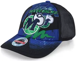 Mitchell & Ness Black NBA Dallas Mavericks Hyper Trucker HWC Snapback