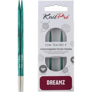 KnitPro Dreamz Interchangeable Circular Needles 4" (10cm) | US Size 4 (3.5mm)