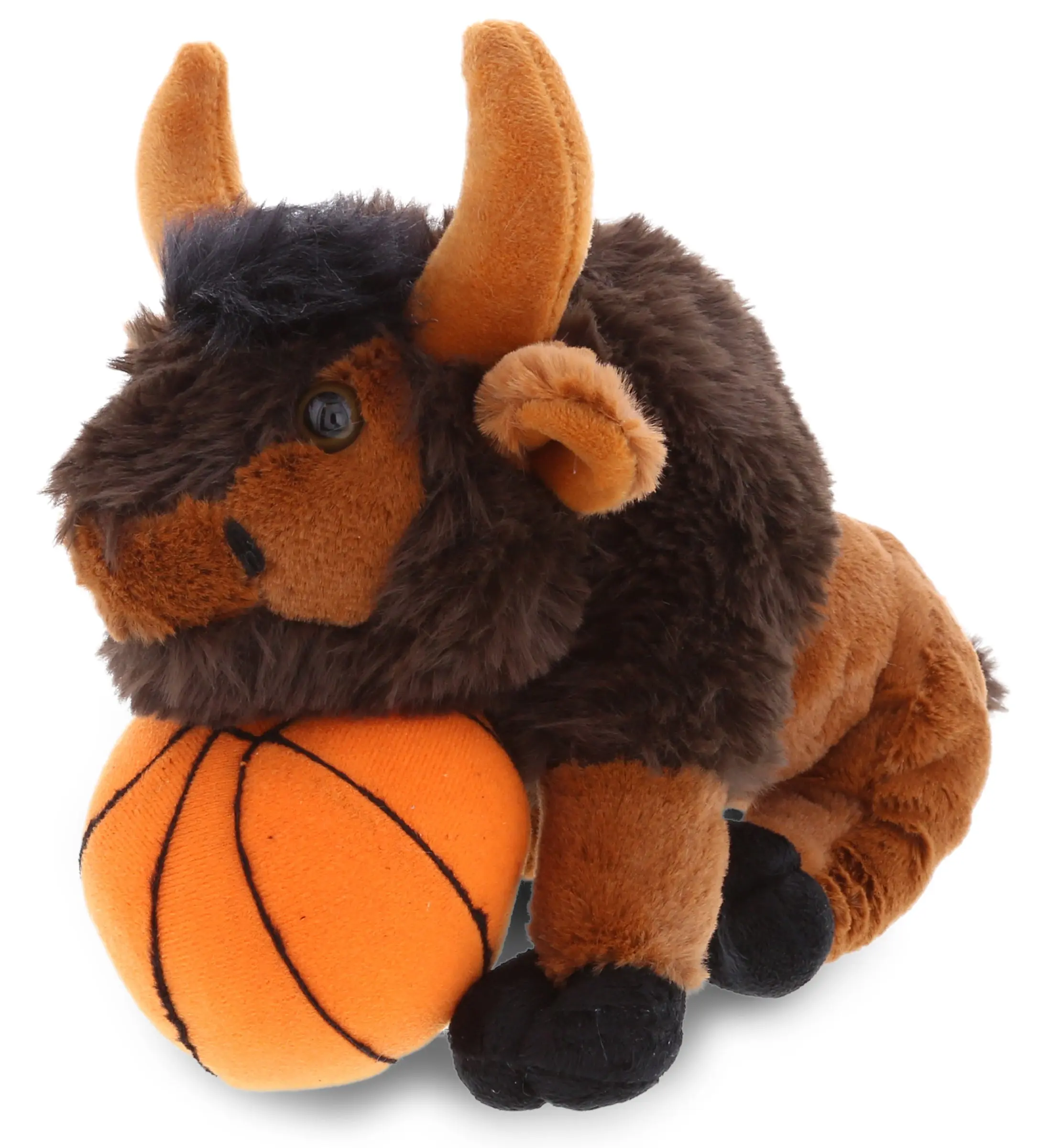 DOLLIBU Realistic Wild Small Buffalo Plush Stuffed Toy - Super Soft Fluffy Toddler-Safe Option for Plush Stuffed Toys Fans, Fluffy Stuffed Toys