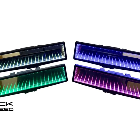 GALAXY CLIP ON MIRROR WITH REFLECTIVE BACKGROUND