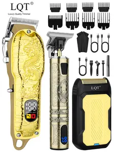 Rechargeable Hair Clipper Kit,1 Set Professional Hair Trimmer & Shaver & Accessories,Hair Cutting Kit for Men, Great for Stylists Barbershop Salon Home Use， Great Gifts for Men