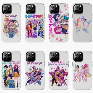 HUNTR/X Aesthetic Pop-Girl Trio Phone Case, Phone Cover for iPhone Samsung Series