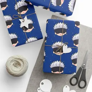Anime Wrapping Paper, Jjk, Gojo Wrapping Paper, Wrapping Paper Roll, Anime Wrap, Paper For Gift