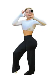Women's High Waist Sports Yoga Pants, Comfortable Tight-Fitting Running Leggings, Casual Sportswear for Women, Fitness & Gym Wear High Waisted Soft Workout Leggings gym fitness active pant breathable tummy control yoga pant spring yoga pant