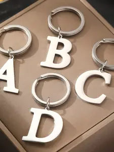 Creative 26 Letter Keychain Set, Alphabet Keychains & Name Tags, Perfect Gift Idea, Durable Design, Ideal for Personalization