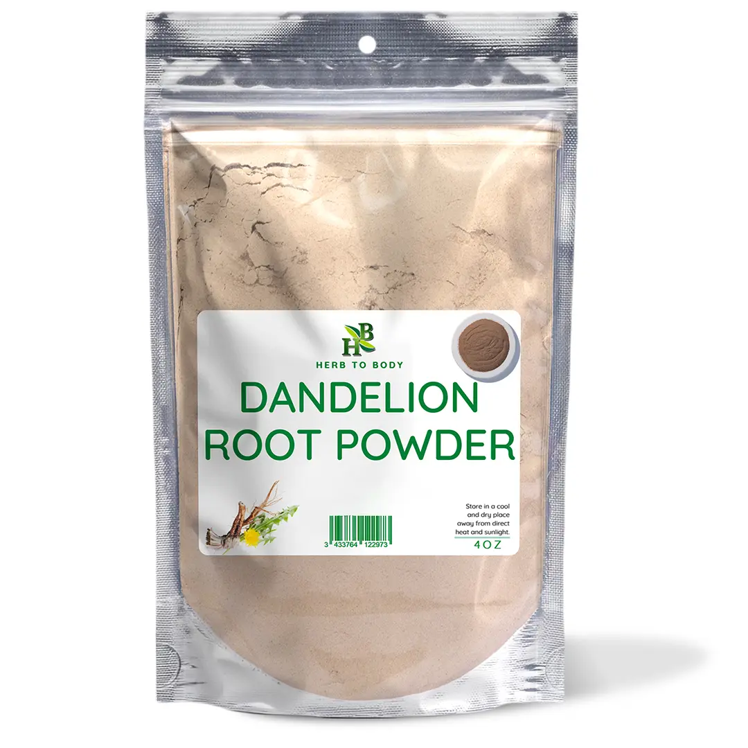 Dandelion Root Powder – 4 oz (113 g) | Taraxacum Officinale for Tea & Smoothies | Herb To Body Dandelion Root Powder – 4 oz (113 g) | Taraxacum Officinale for Tea & Smoothies | Herb To Body