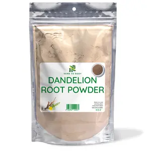Dandelion Root Powder –  4 oz (113 g) | Taraxacum Officinale for Tea & Smoothies | Herb To Body