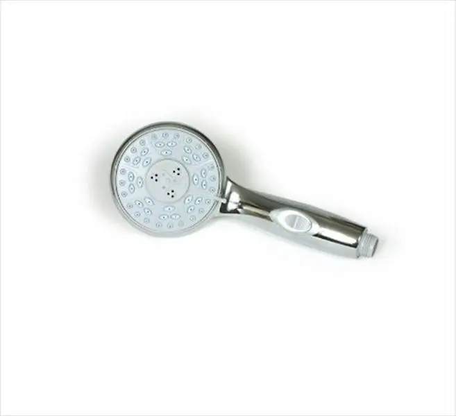 Camco 43710 Chrome Shower Head - Ergonomically Designed, With On-Off Switch, 1.7gpm, 2.5gpm, 25psi, 40psi, for Home Improvement Bathroom Fixtures